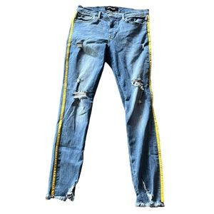 Distress Express jeans